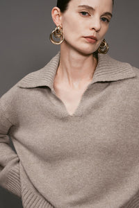 【ELBORN】Vaerin 羊毛羊绒领针织衫
