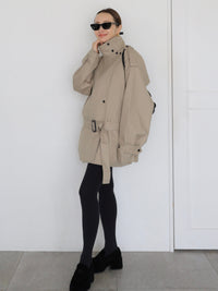 【AMOMMA】ISABELLA SHORT TRENCH COAT