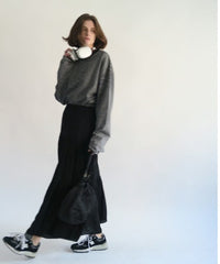 【SAMPLE SALE / KALENO】chiffon tiered sk