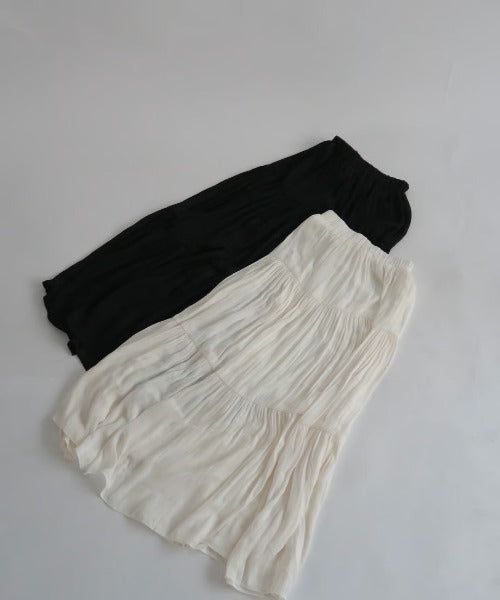 【SAMPLE SALE / KALENO】chiffon tiered sk