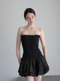 【SAMPLE SALE / célon】volume flare mini dress