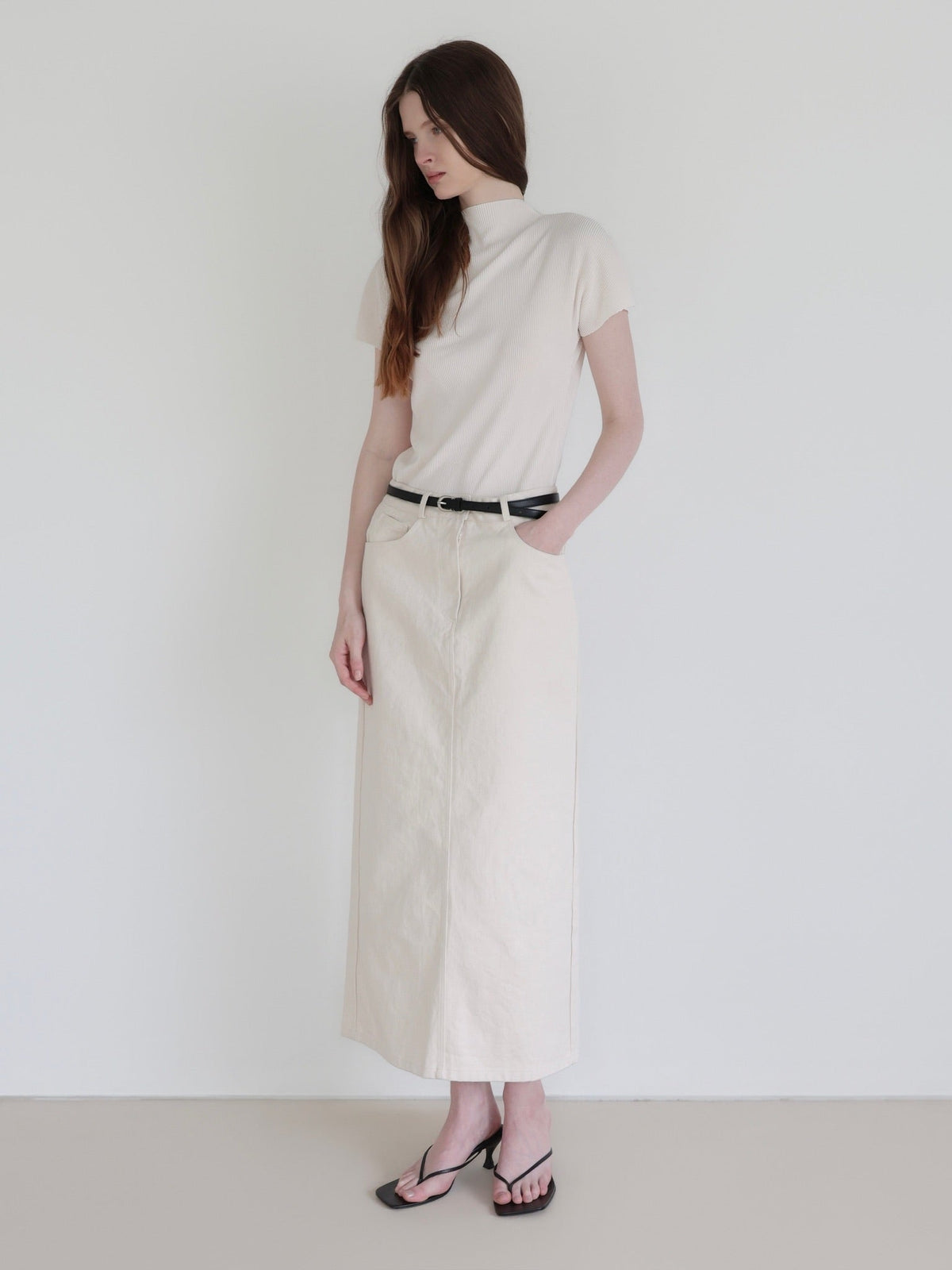 [NOWNS] Seine | Pleated Top