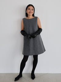 【AMOMMA】TOUCH SCREEN SHEEP LEATHER LONG GLOVES