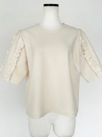 【SAMPLE SALE / swanë】 frill sleeves pullover