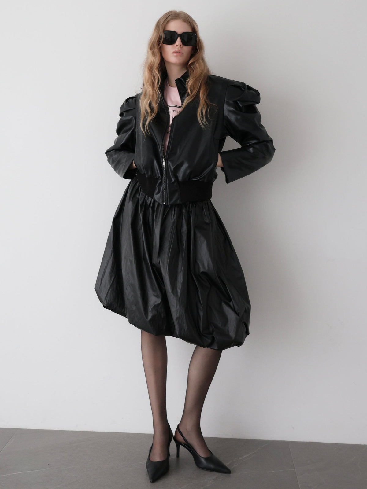 SHIMMER BALLOON SKIRT