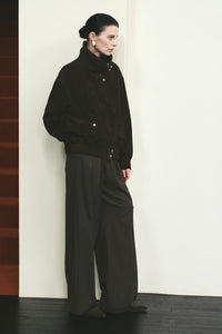 【ELBORN】Milly High-neck Suede Jacket