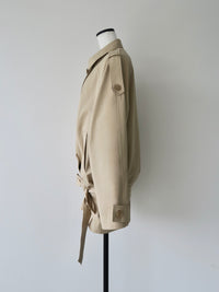 【SAMPLE SALE / célon】modern short trench coat