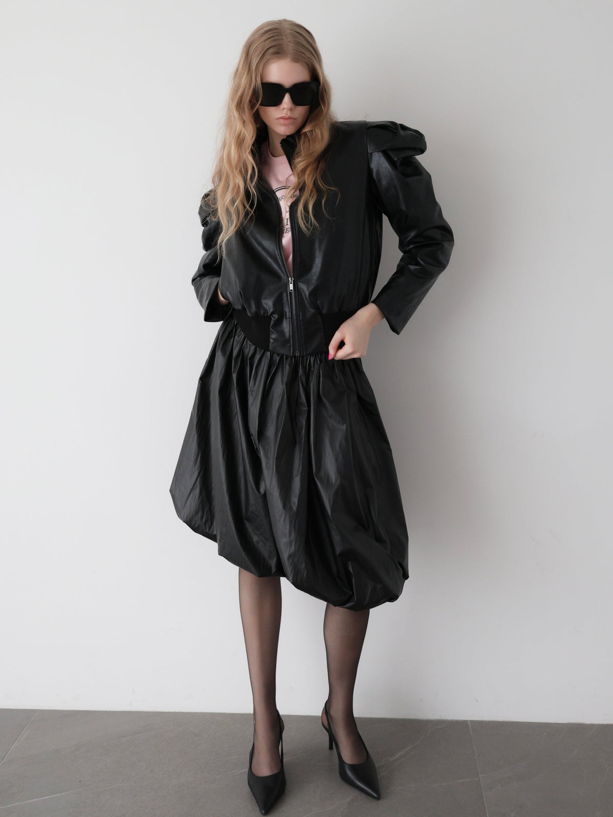 SHIMMER BALLOON SKIRT