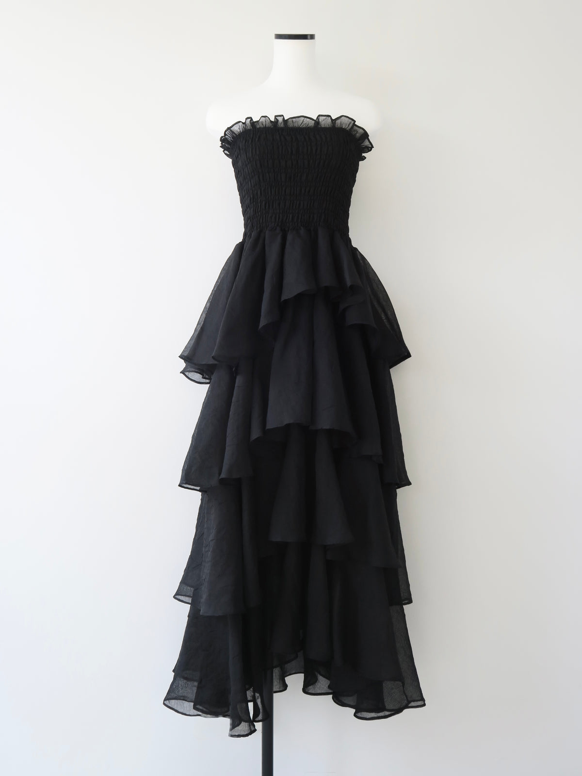 frilly tiered dress