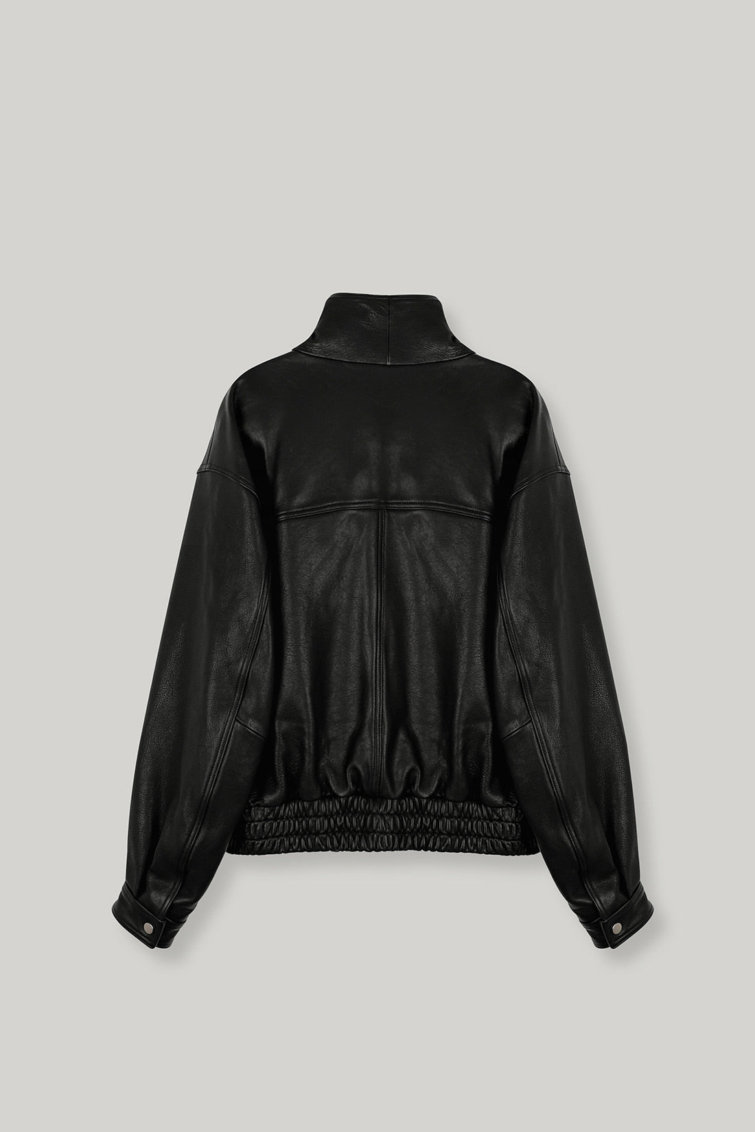 【ELBORN】Milly High-neck Leather Jacket