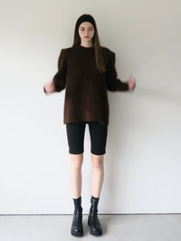 【AMOMMA】WOOL PUFF SHOULDER KNIT