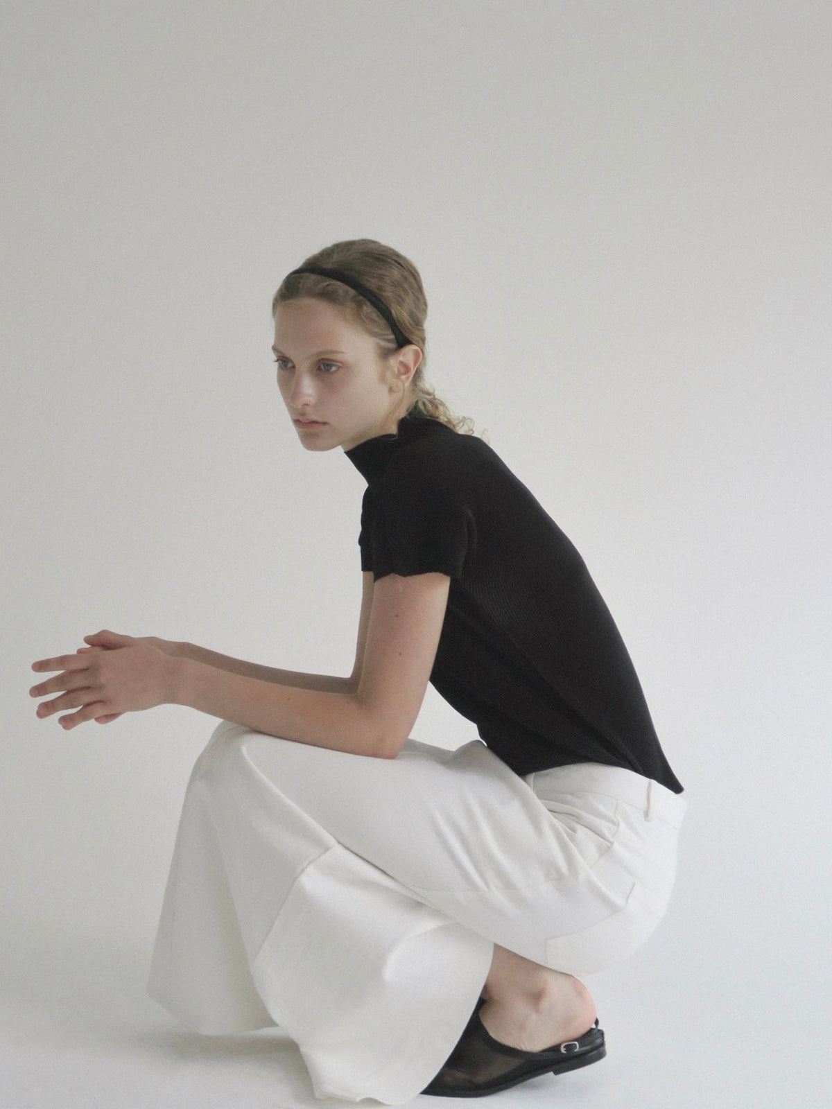 [NOWNS] Seine | Pleated Top