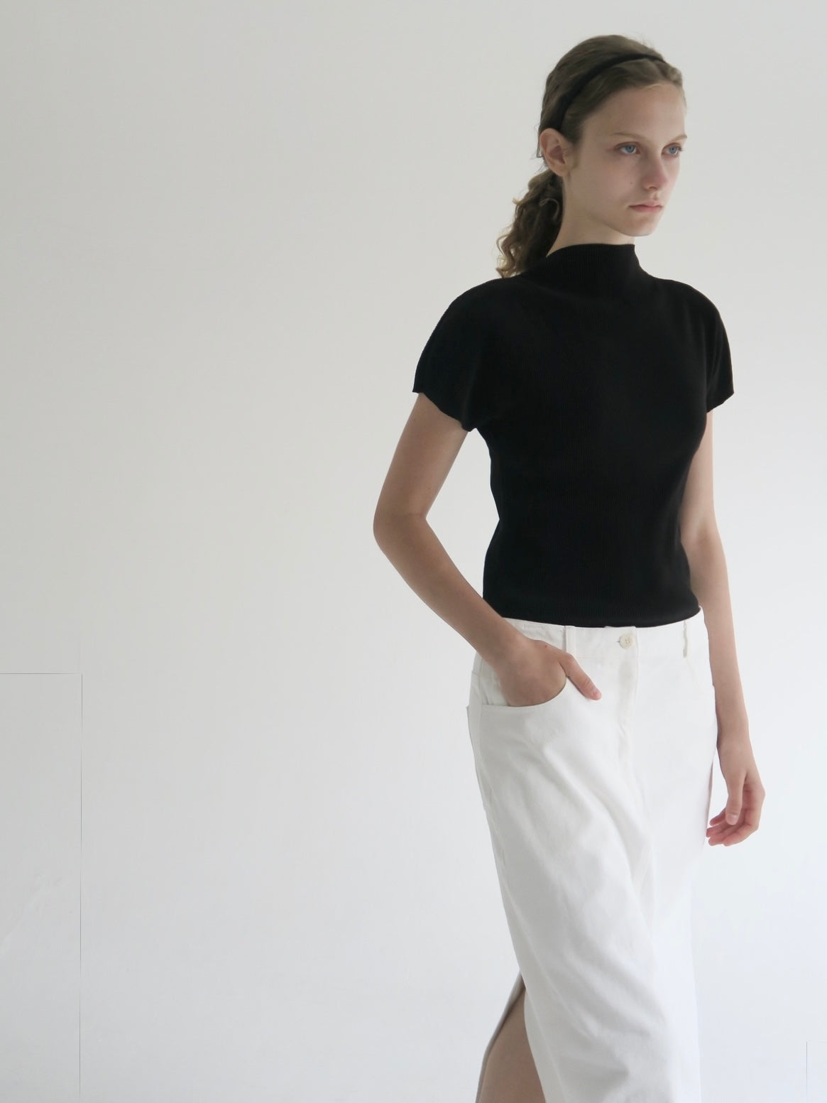 [NOWNS] Seine | Pleated Top
