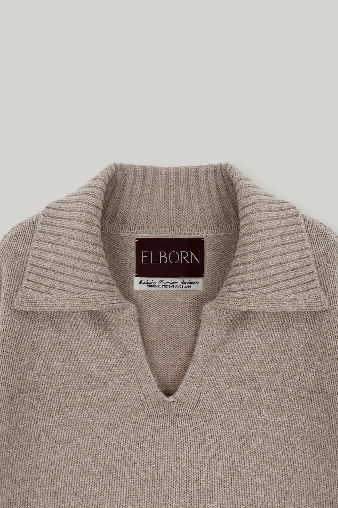 【ELBORN】Vaerin 羊毛羊绒领针织衫
