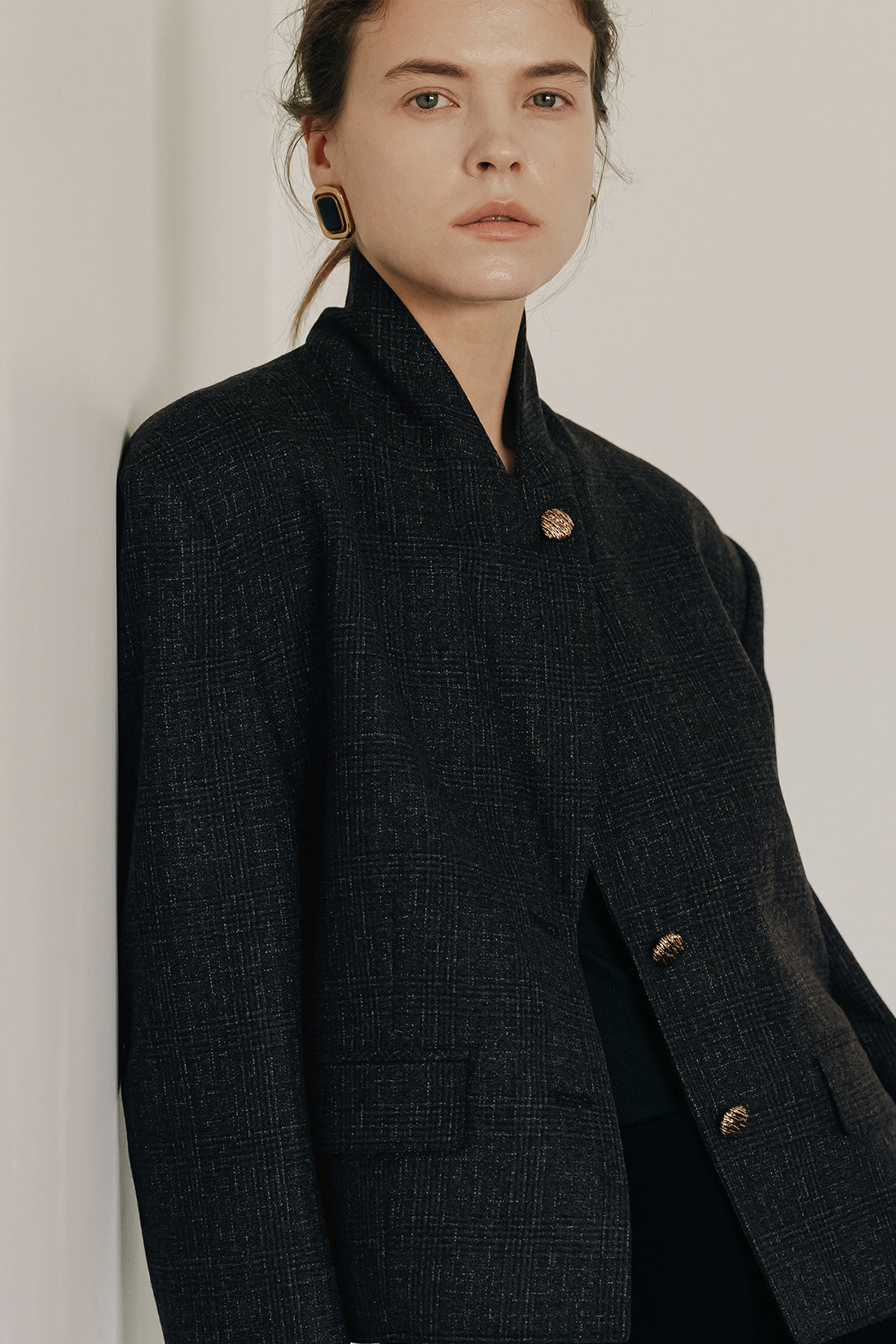 【ELBORN】Petra Crop Wool Jacket