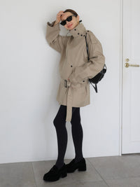 【AMOMMA】ISABELLA SHORT TRENCH COAT
