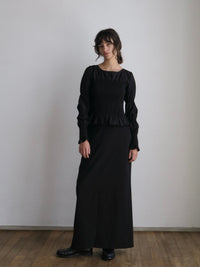 [ sample sale ] straight maxi skirt