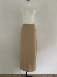 [ sample sale ] straight maxi skirt