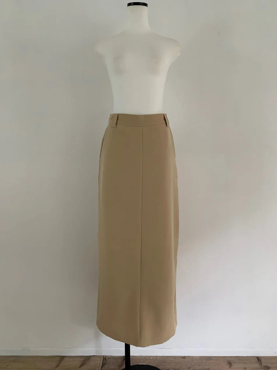 [ sample sale ] straight maxi skirt