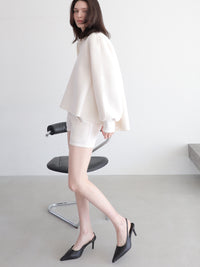 soft minimal sweat shorts