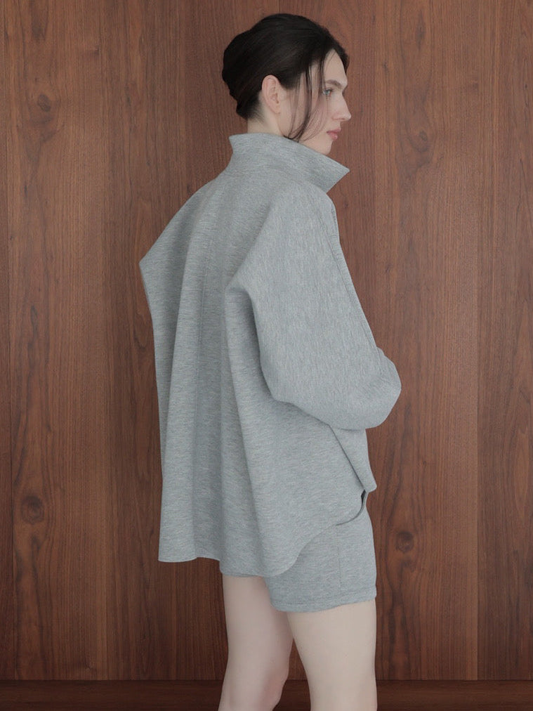 【SAMPLE SALE / célon】open neck sweat top