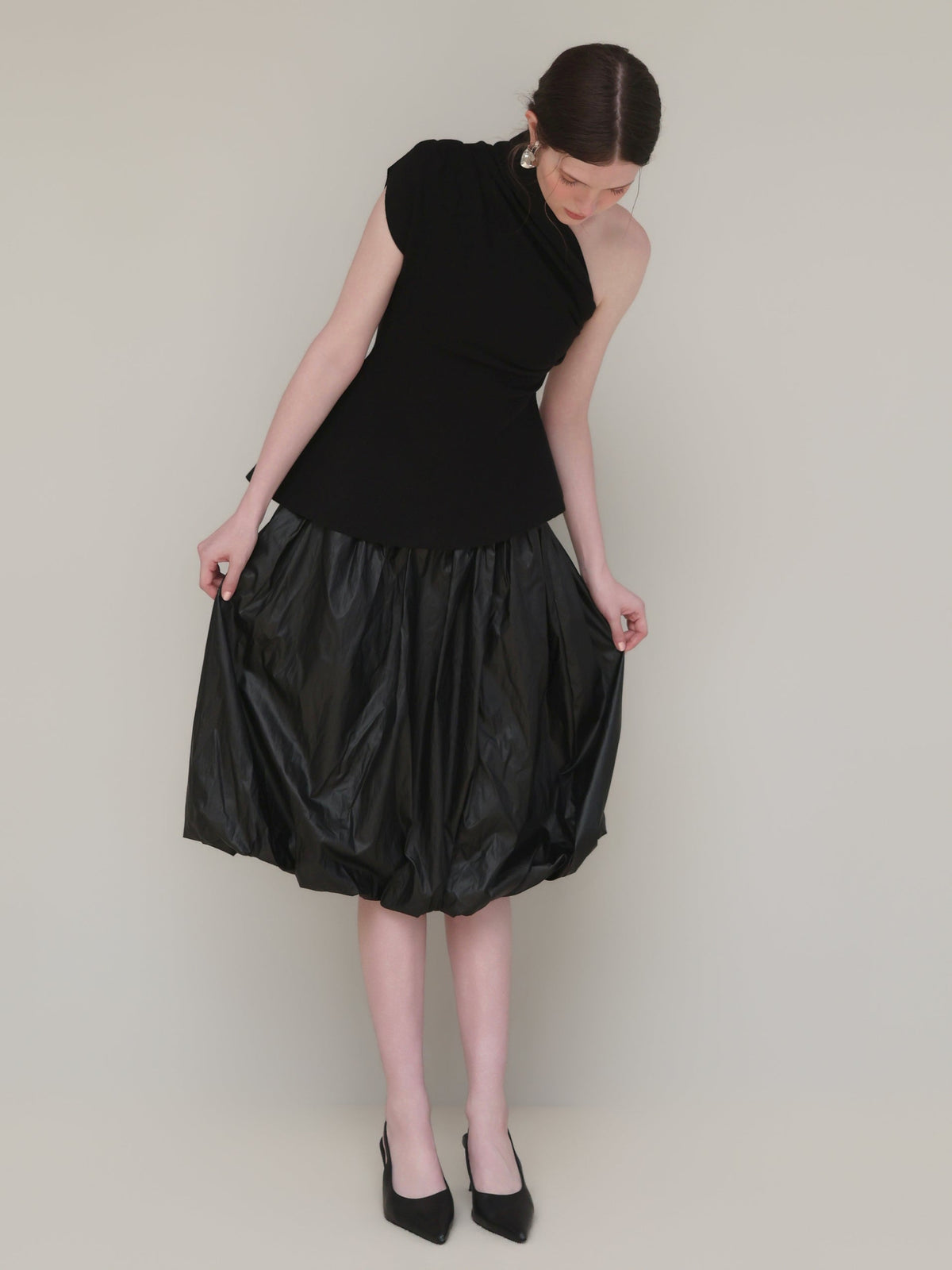 SHIMMER BALLOON SKIRT