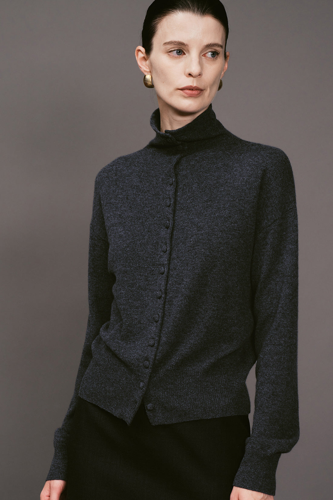 【ELBORN】Maeve Wool Cashmere Knit Cardigan