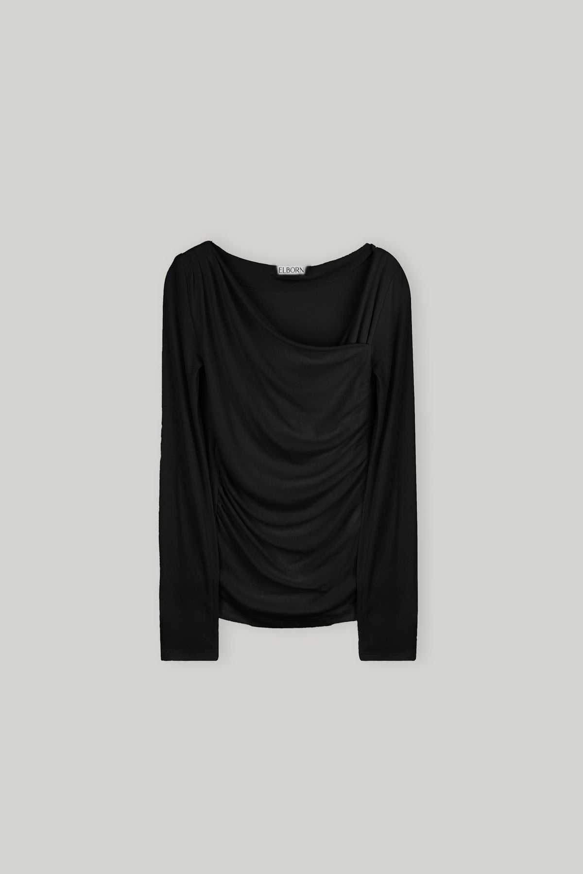 【ELBORN】Ciara Drape Shirring Top