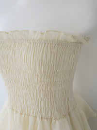 frilly tiered dress