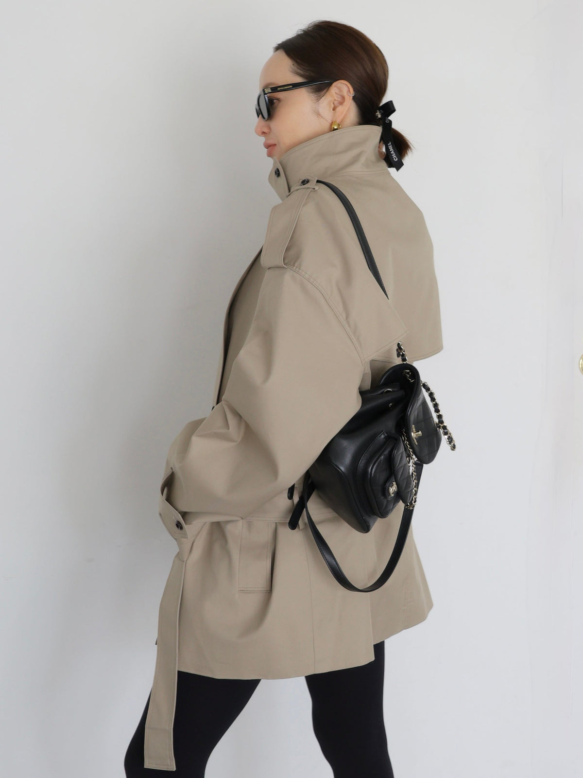 【AMOMMA】ISABELLA SHORT TRENCH COAT