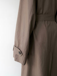 Moca long trench coat