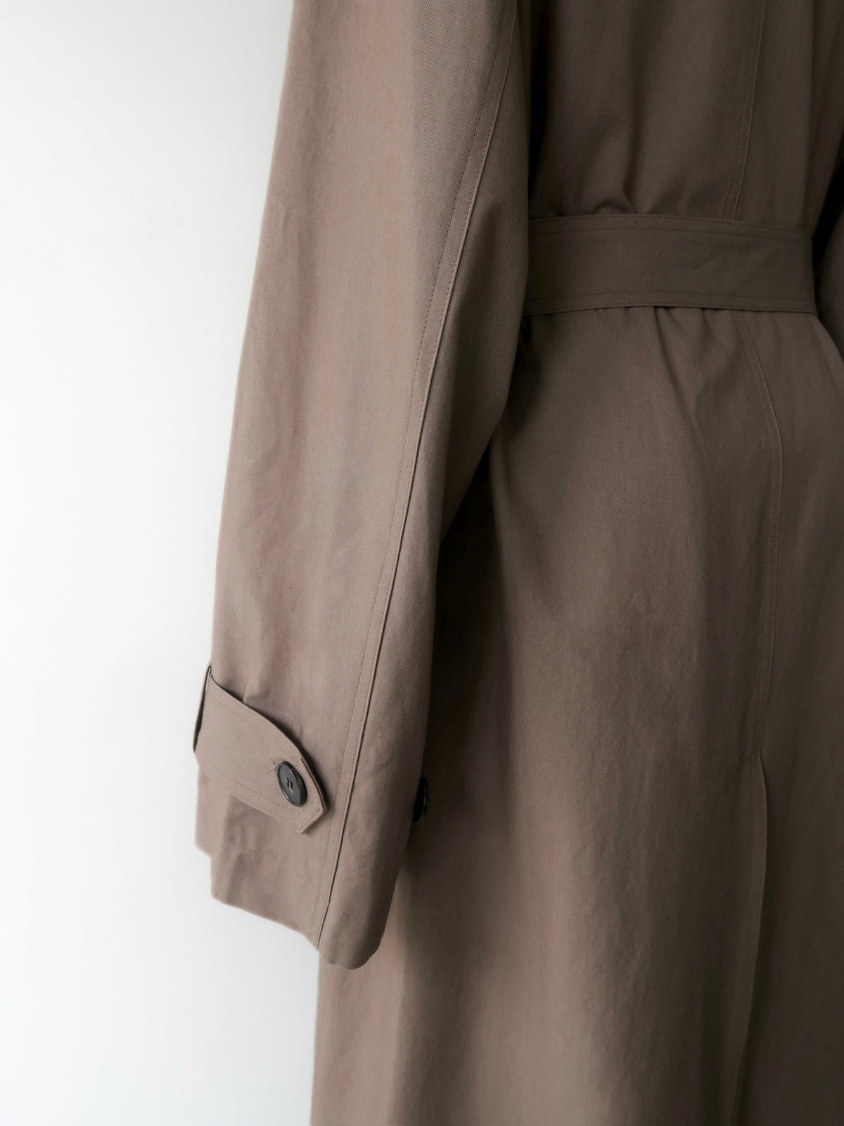 Moca long trench coat