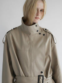 【AMOMMA】ISABELLA SHORT TRENCH COAT