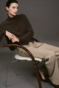 【ELBORN】Maeve Wool Cashmere Knit Cardigan
