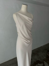 Asymmetric drape camisole dress