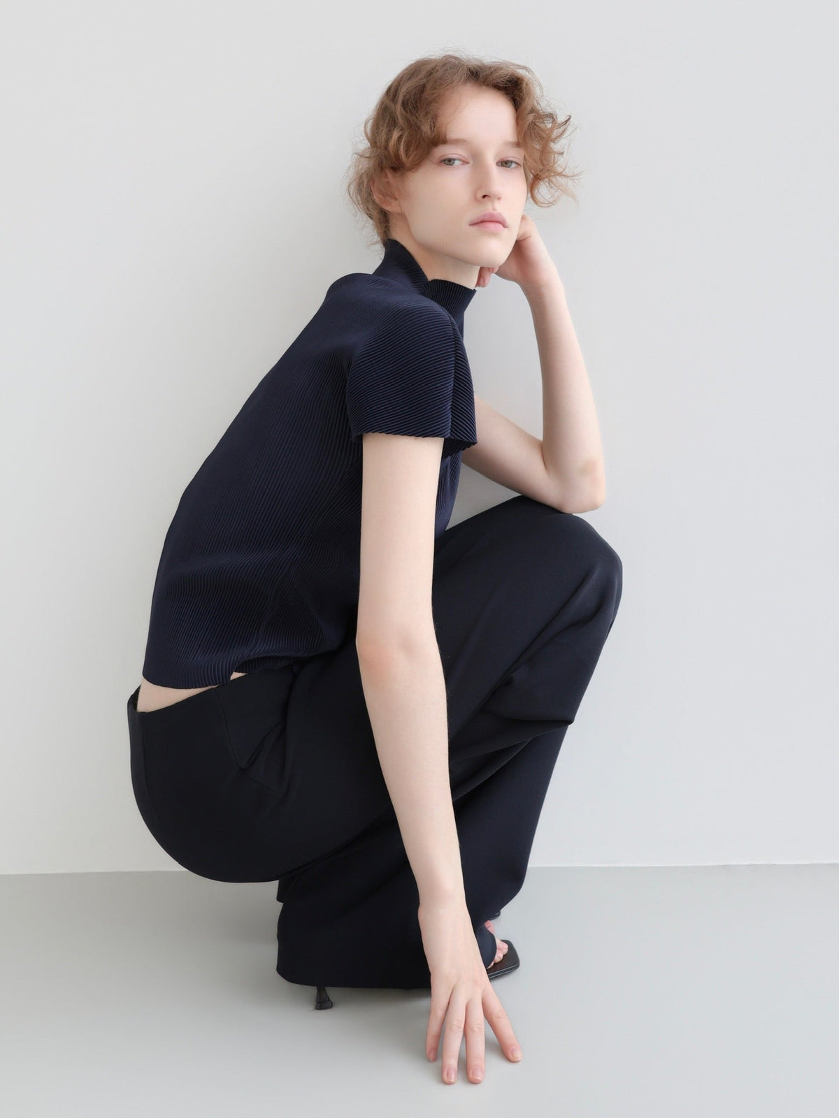 [NOWNS] Seine | Pleated Top