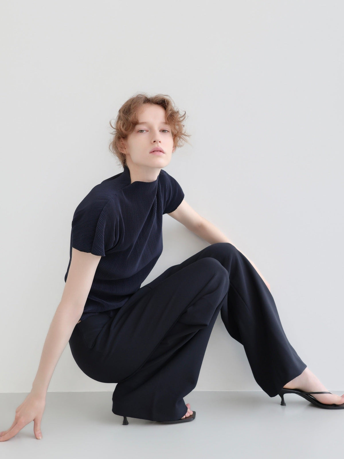 [NOWNS] Seine | Pleated Top