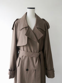 Moca long trench coat