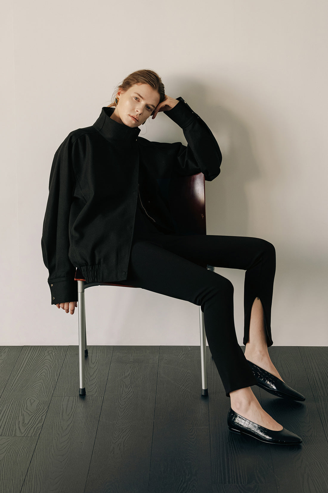 【ELBORN】Freya High-neck Safari Jumper
