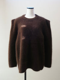 【AMOMMA】WOOL PUFF SHOULDER KNIT