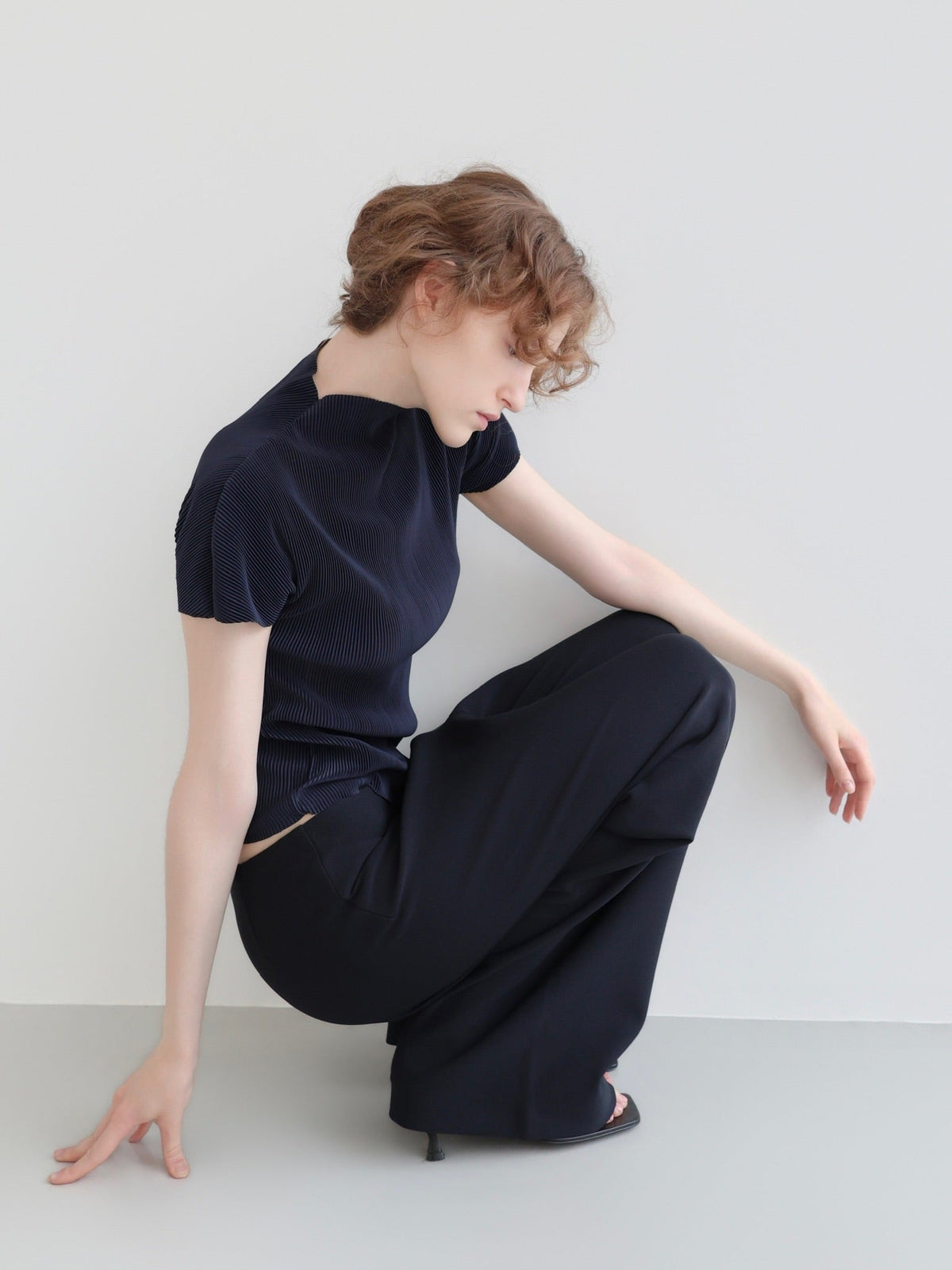 [NOWNS] Seine | Pleated Top