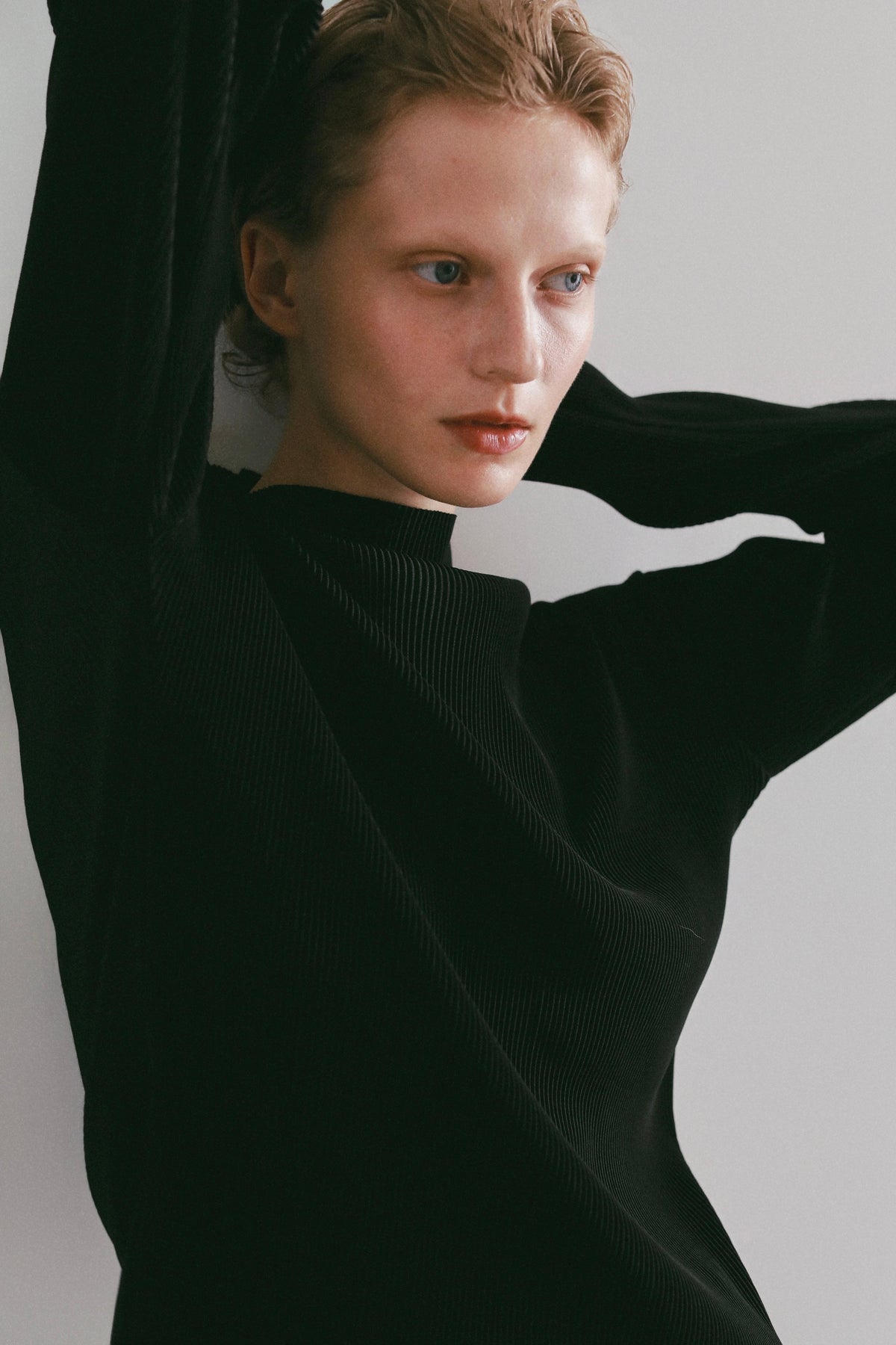 【NOWNS】Seine | Pleats long sleeve tops