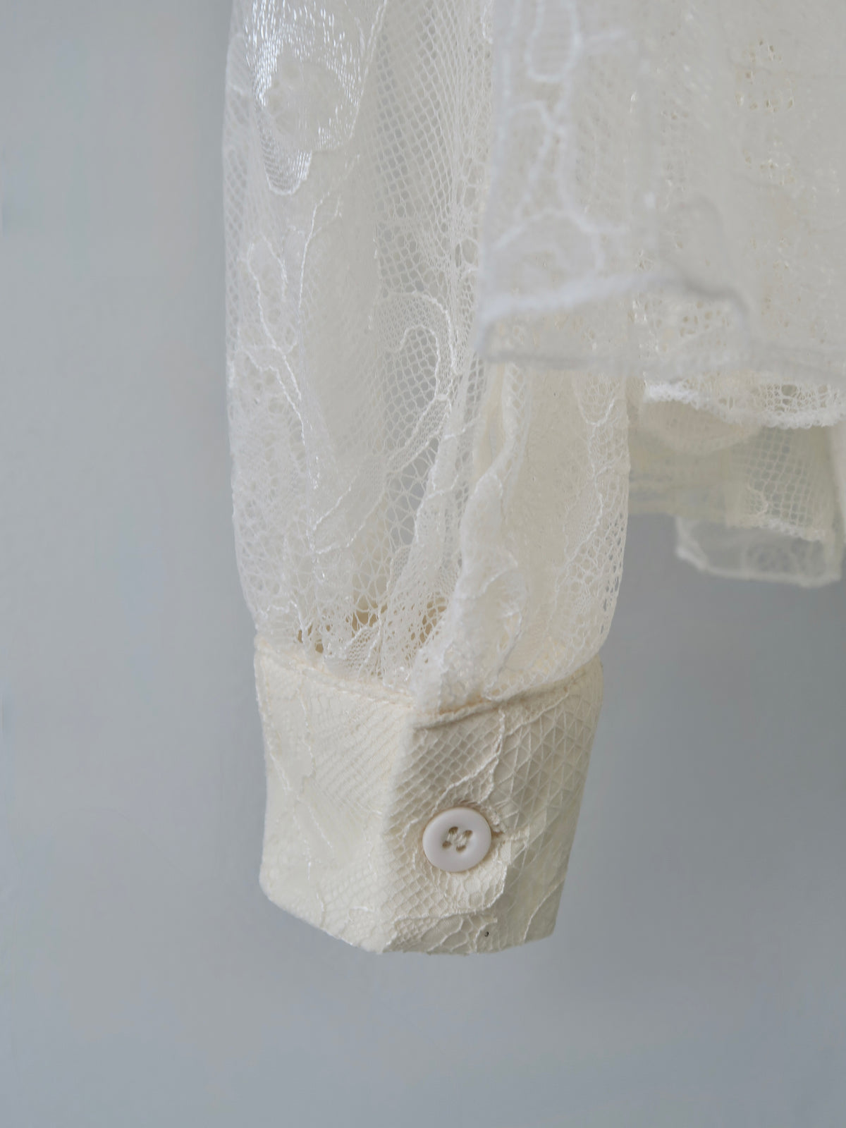 【SAMPLE SALE / célon】lace bow tiered blouse
