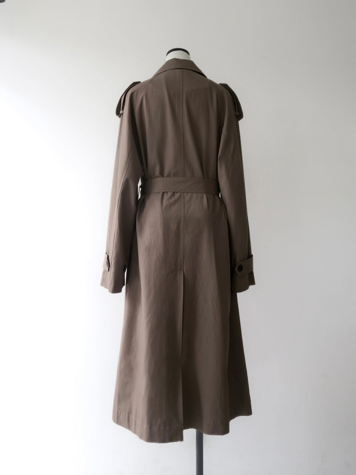 Moca long trench coat