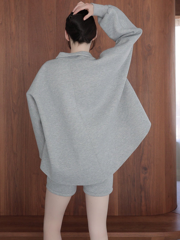 【SAMPLE SALE / célon】open neck sweat top
