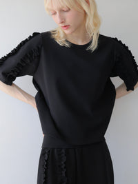 【SAMPLE SALE / swanë】 frill sleeves pullover