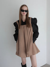 【AMOMMA】Long Sleeve Puff Blouse