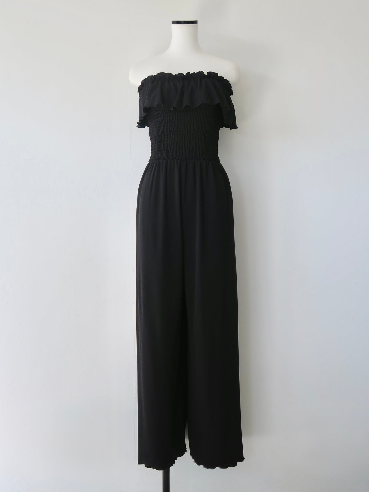 frill maxi jumpsuit
