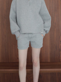 soft minimal sweat shorts