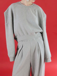 【AMOMMA】PUFF SLEEVE SWEAT - 裏起毛 -